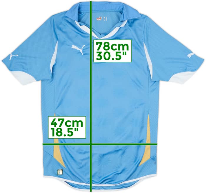 2010-12 Uruguay Home Shirt - 7/10 - (S)