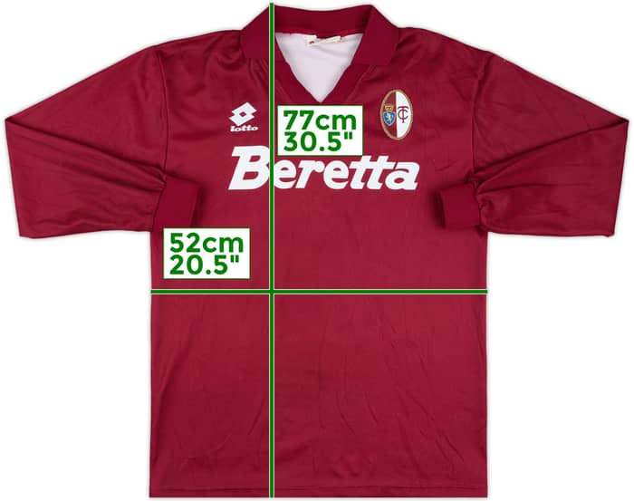1993-94 Torino Match Issue Home L/S Shirt #15