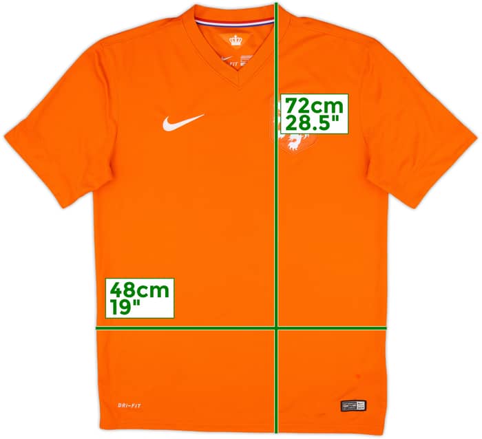 2014-15 Netherlands Home Shirt - 7/10 - (M)