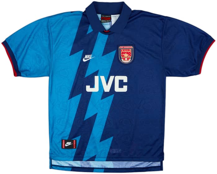 1995-96 Arsenal Away Shirt Adams #6 - 8/10 - (L)