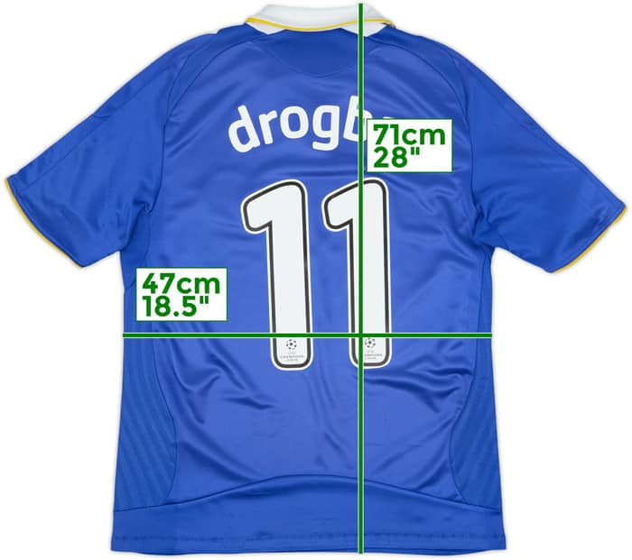 2008-09 Chelsea Home Shirt Drogba #11 - 7/10 - (S)