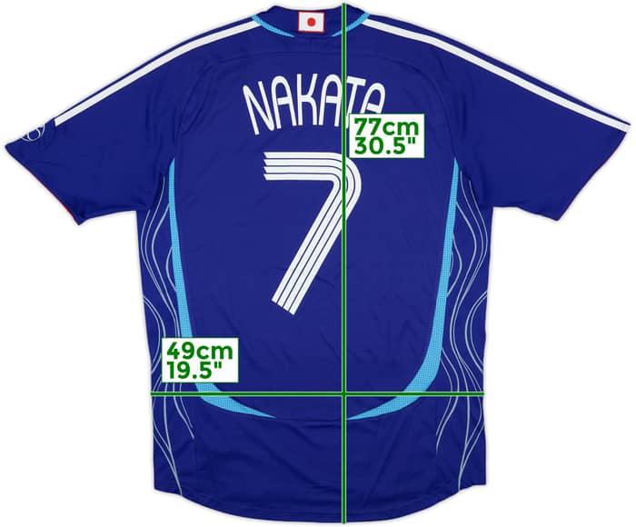 2006-08 Japan Home Shirt Nakata #7 - 7/10 - (L)