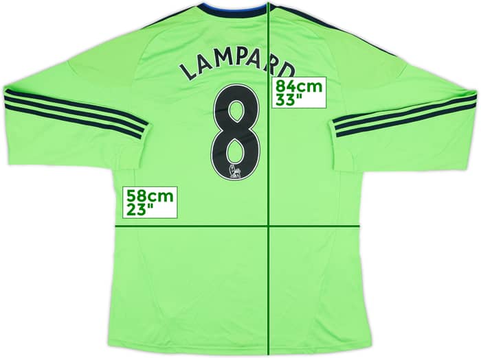 2010-11 Chelsea Third L/S Shirt Lampard #8 - 9/10 - (XL)