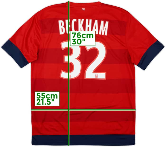 2012-13 Paris Saint-Germain Away Shirt Beckham #32 - 10/10 - (L)