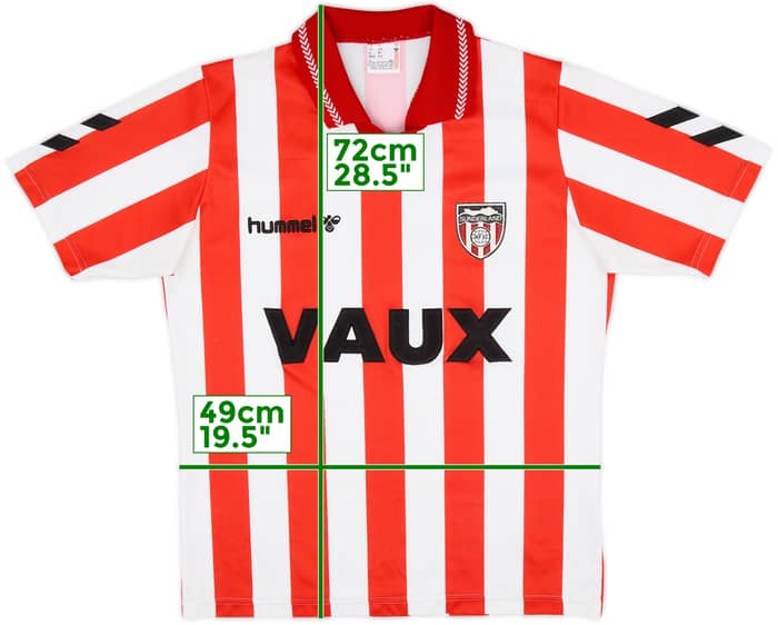 1991-94 Sunderland Home Shirt - 7/10 - (M)
