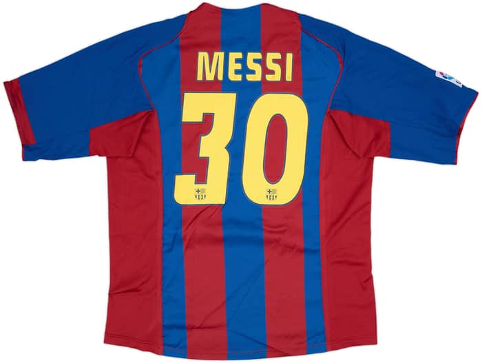 2004-05 Barcelona Away Shirt Messi #30 - 8/10 - (XL)