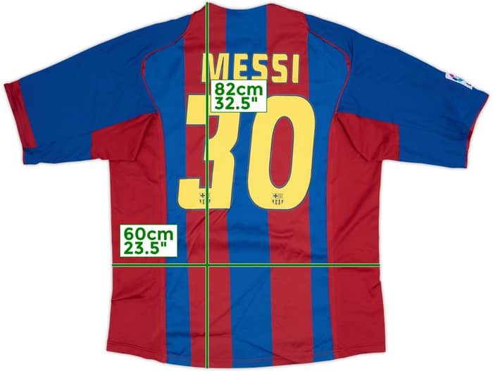 2004-05 Barcelona Away Shirt Messi #30 - 8/10 - (XL)