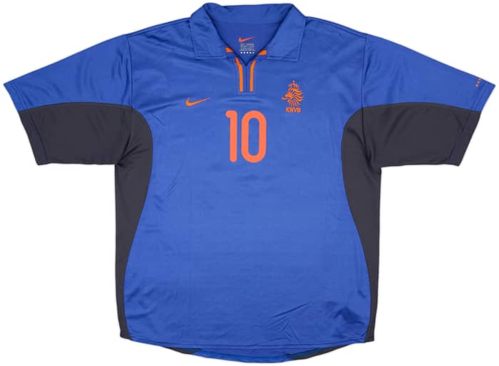 2000-02 Netherlands Away Shirt Bergkamp #10 - 8/10 - (L)