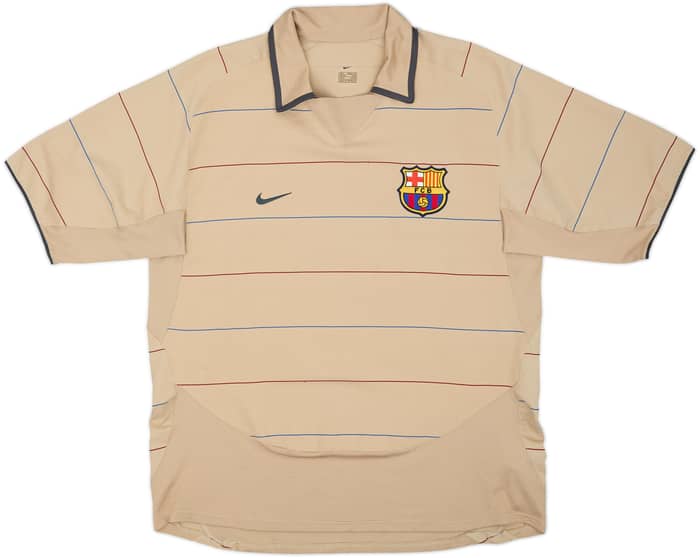 Camiseta de visitante del Barcelona 2003-05 Ronaldinho #10 - 6/10 - (L)