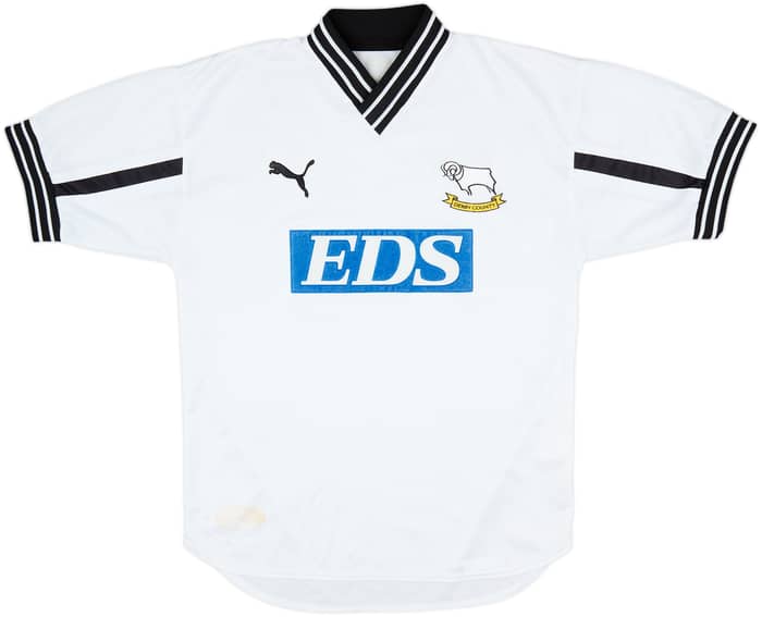 1999-01 Derby County Home Shirt Fuertes #20 - 8/10 - (L)