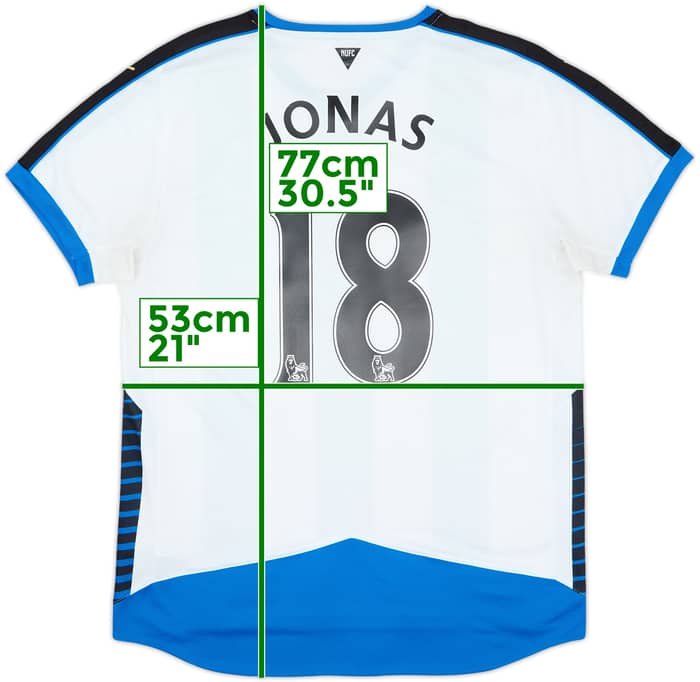 2015-16 Newcastle Camiseta Local Jonas #18 - 6/10 - (L)
