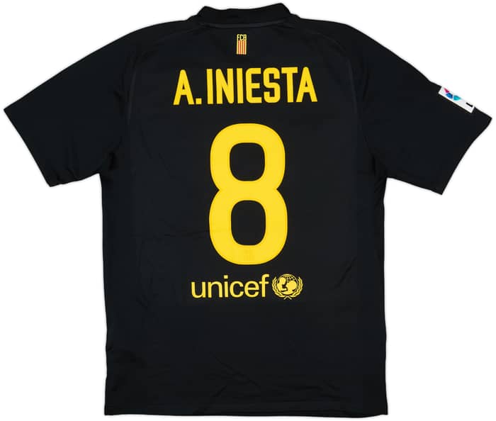 2011-12 Barcelona Away Shirt A.Iniesta #8 - 9/10 - (M)