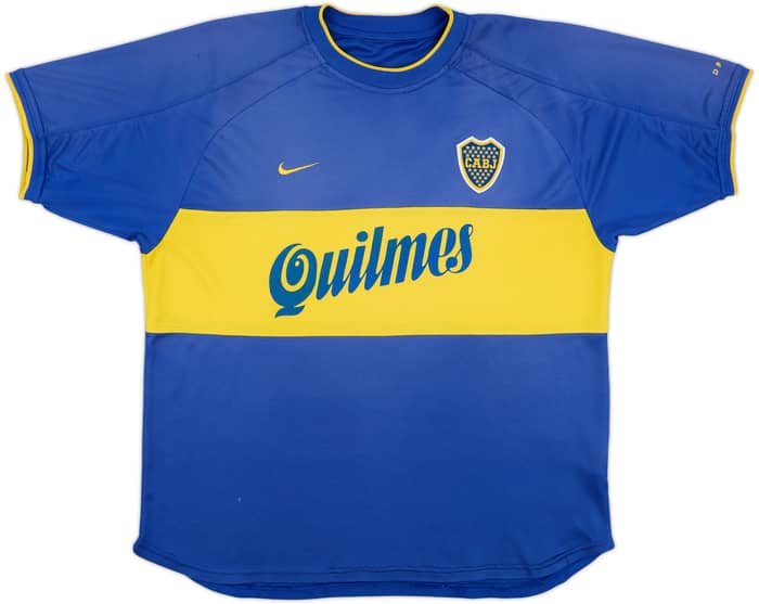 2000-01 Boca Juniors Home Shirt - 5/10 - (XL)