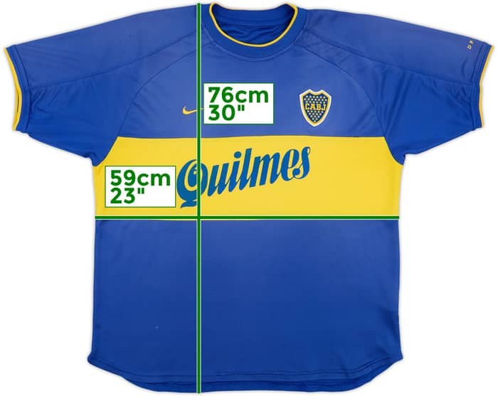 2000-01 Boca Juniors Home Shirt - 5/10 - (XL)
