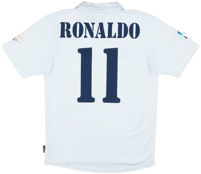 2002-03 Real Madrid Centenary Home Shirt Ronaldo #11 - 5/10 - (S)