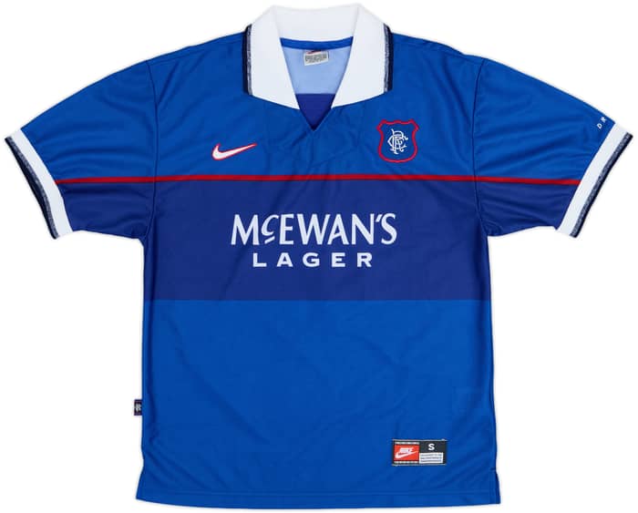 1997-99 Rangers Home Shirt Gascoigne #8 - 9/10 - (S)