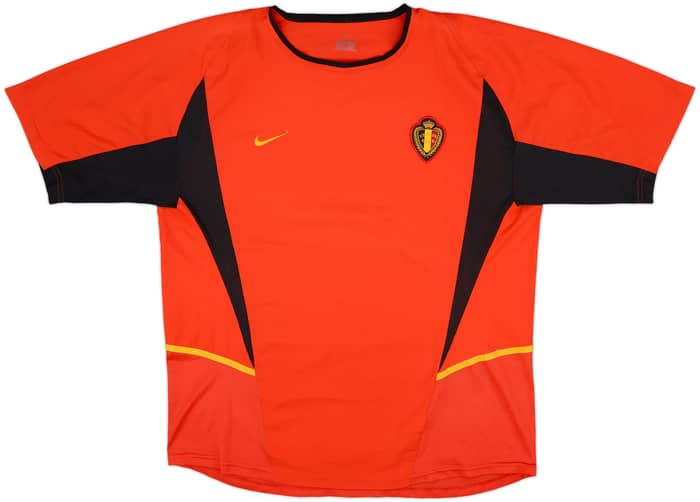2002-04 Belgium Home Shirt Wilmots #7 - 8/10 - (XL)