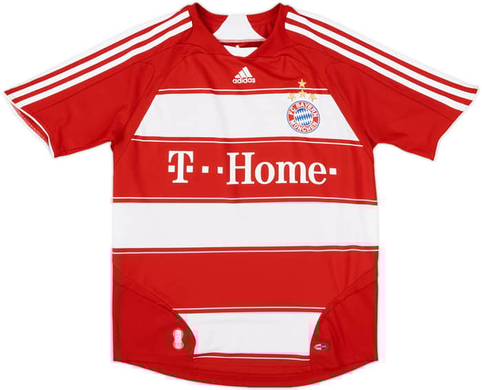 2008-09 Bayern Munich Signed Home Shirt - 9/10 - (Women's M)