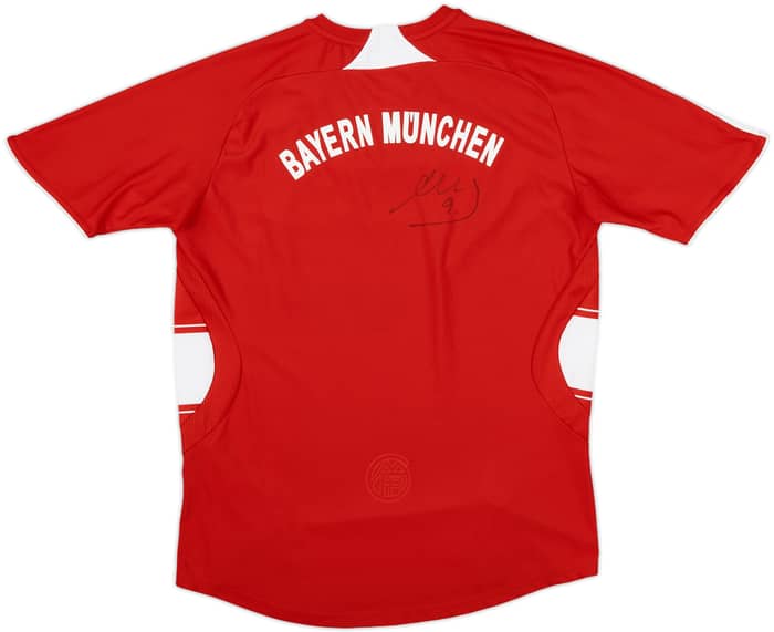 2008-09 Bayern Munich Signed Home Shirt - 9/10 - (Women's M)