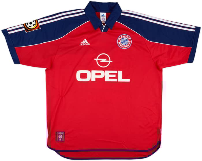 1999-01 Bayern Munich Signed Home Shirt Sergio #13 - 8/10 - (XL)