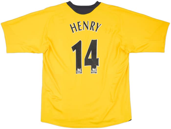2005-06 Arsenal Away Shirt Henry #14 - 6/10 - (XL)