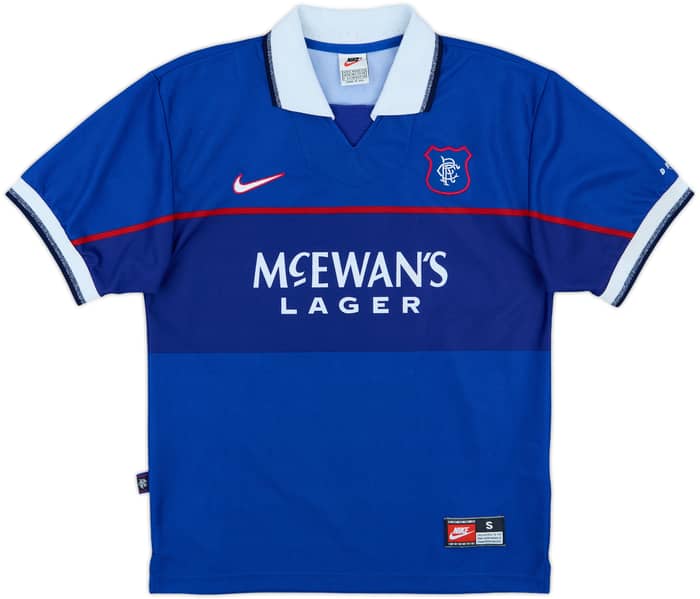 1997-99 Rangers Home Shirt Gascoigne #8 - 8/10 - (S)