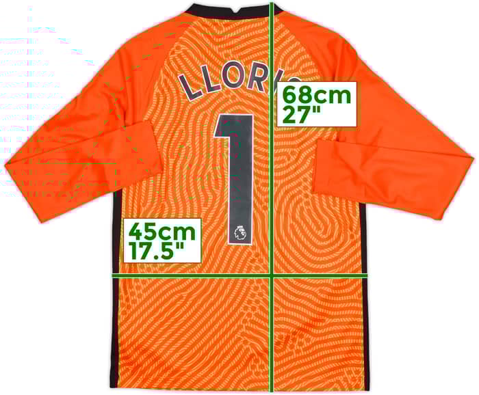 2020-21 Tottenham GK Shirt Lloris #1 - 8/10 - (XL.Boys)