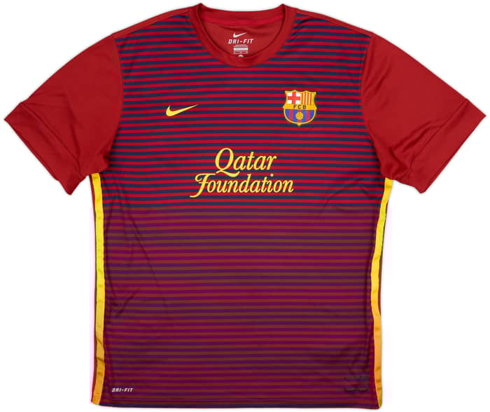 2012-13 Barcelona Nike Training Shirt - 8/10 - (XL)