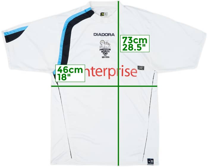 2005-06 Preston North End Home Shirt - 5/10 - (S)