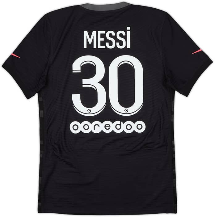 Camiseta auténtica de la tercera equipación del Paris Saint-Germain 2021-22 Messi #30 - 8/10 - (S)