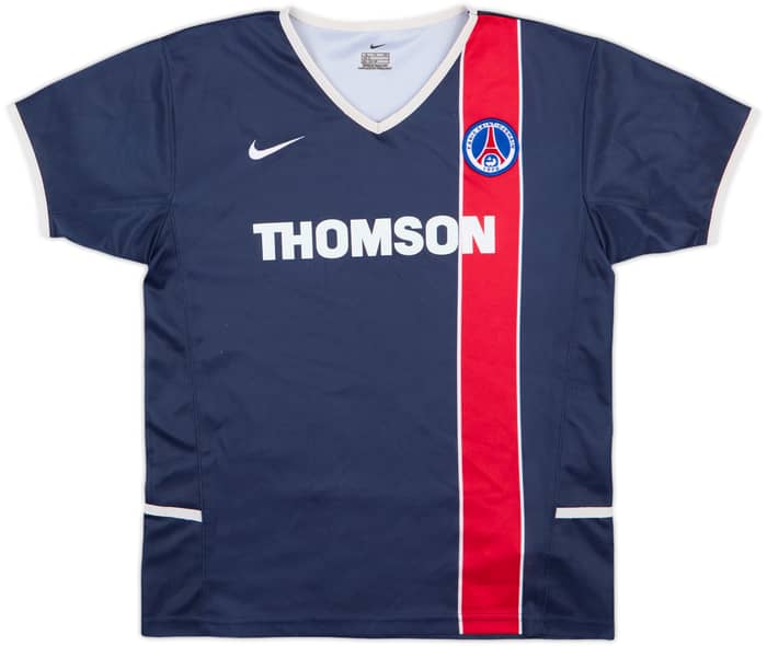 2002-03 Paris Saint-Germain Home Shirt - 8/10 - (Women's XL)