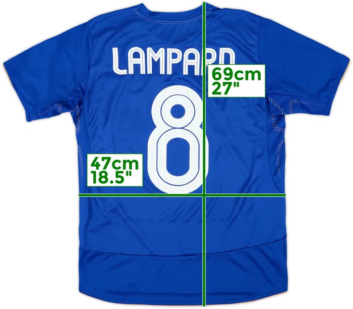 2005-06 Chelsea Centenary Home Shirt Lampard #8 - 8/10 - (S)