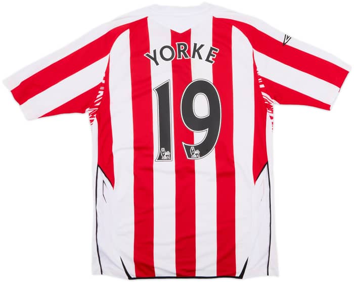 2007-08 Sunderland Home Shirt Yorke #19 - 6/10 - (L)
