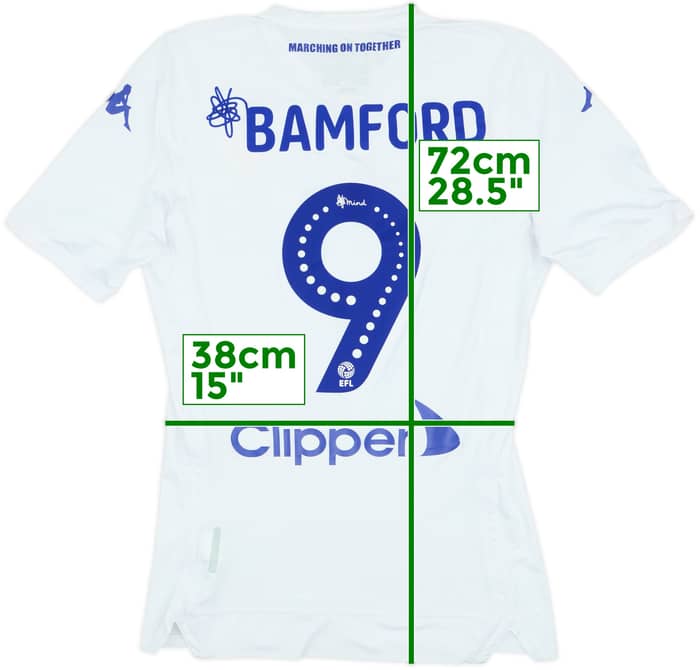 2018-19 Leeds United Home Shirt Bamford #9 - 8/10 - (XS)