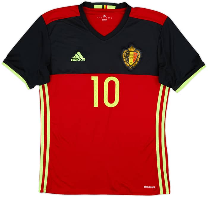 2016-17 Belgium Home Shirt E. Hazard #10 - 6/10 - (S)