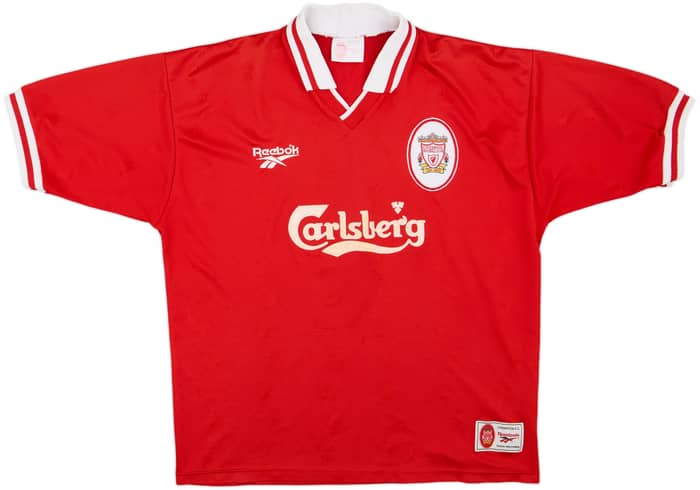 1996-98 Liverpool Home Shirt Ince #17 - 6/10 - (XL)
