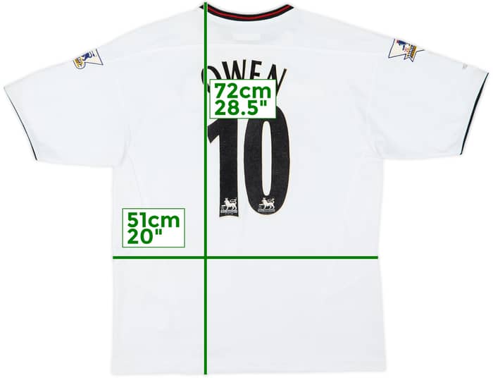 2003-04 Liverpool Away Shirt Owen #10 - 7/10 - (M)