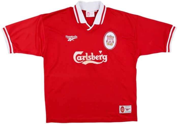 1996-98 Liverpool Home Shirt Owen #18 - 5/10 - (XL)