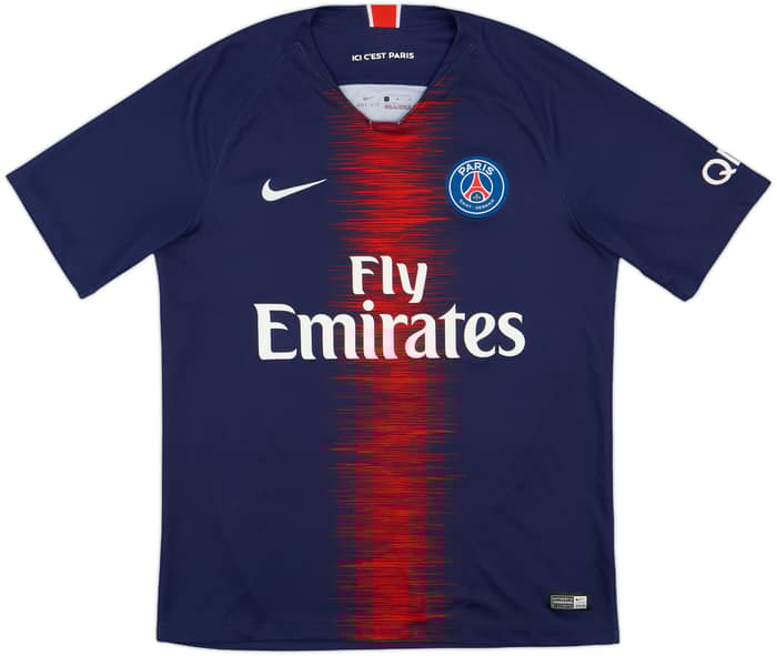 2018-19 Paris Saint-Germain Home Shirt Cavani #9 - 8/10 - (M)