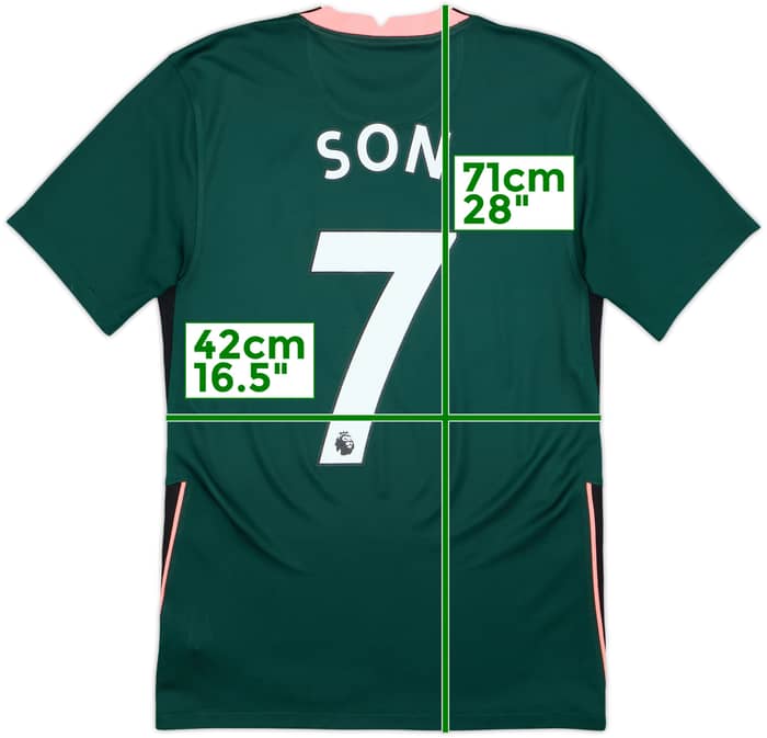 2020-21 Tottenham Away Shirt Son #7 - 9/10 - (XS)