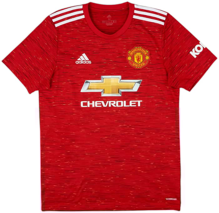 2020-21 Manchester United Home Shirt Pogba #6 - 9/10 - (M)