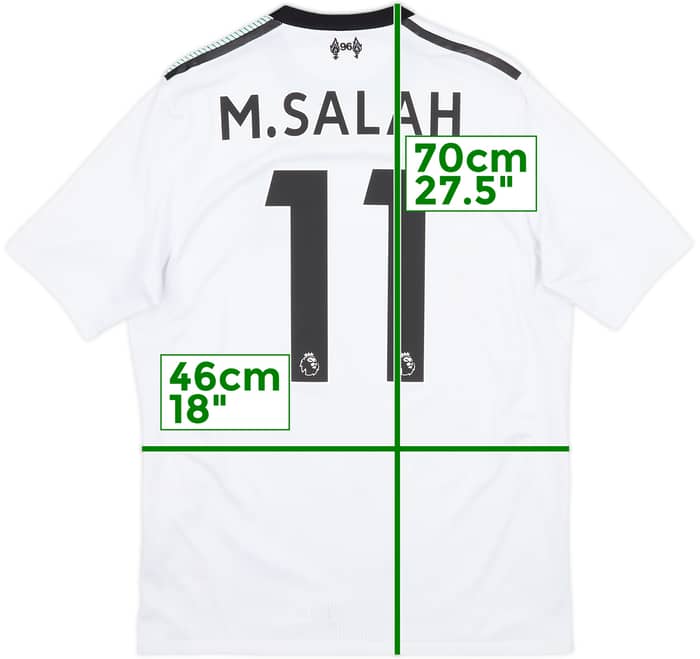 2017-18 Liverpool Away Shirt M.Salah #11 - 7/10 - (S)