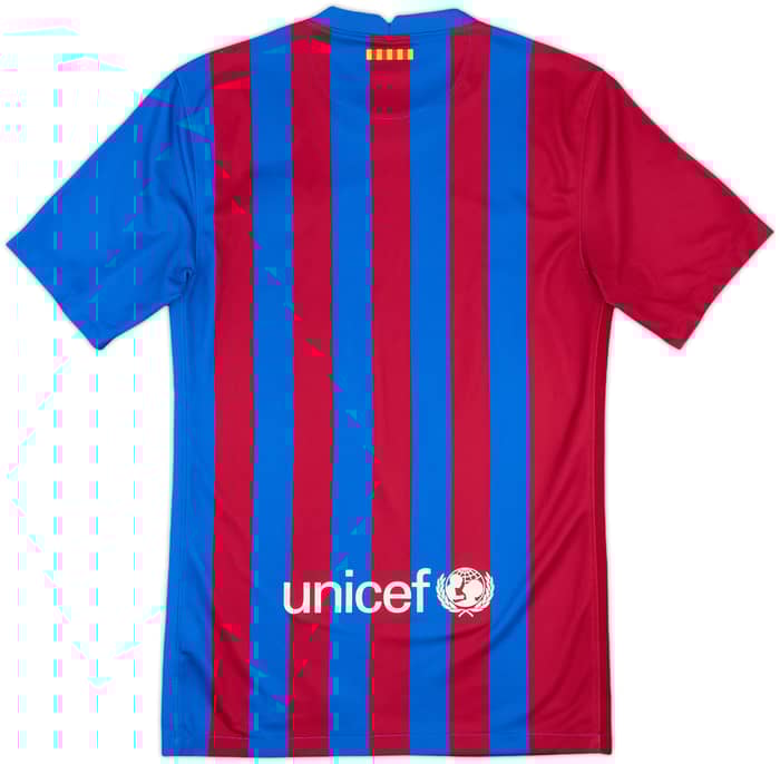 2021-22 Barcelona Home Shirt - 9/10 - (XS)