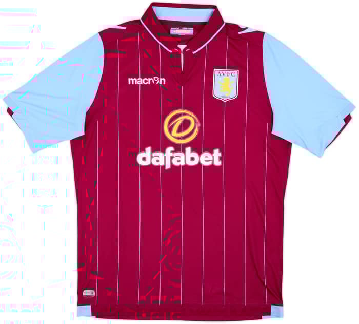2014-15 Aston Villa Home Shirt Grealish #40 - 10/10 - (XL)