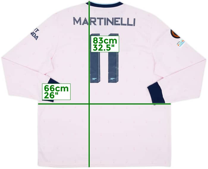 2022-23 Arsenal Third L/S Shirt Martinelli #11 (XXL)