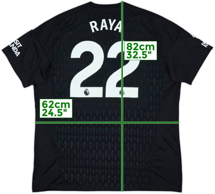 2023-24 Arsenal GK S/S Shirt Raya #22 (XXL)
