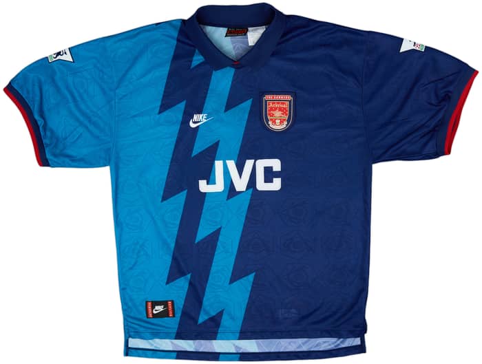 1995-96 Arsenal Away Shirt Wright #8 - 9/10 - (XXL)