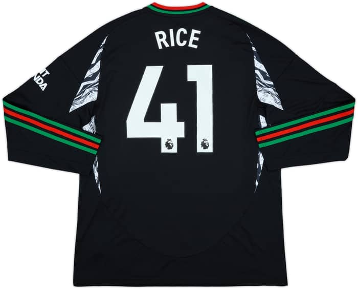 2024-25 Arsenal Away L/S Shirt Rice #41 (XL)