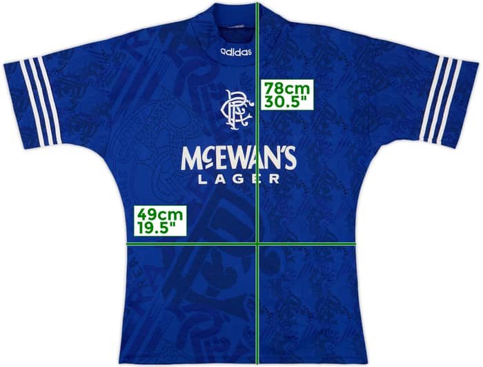 1994-96 Rangers Home Shirt - 8/10 - (L)