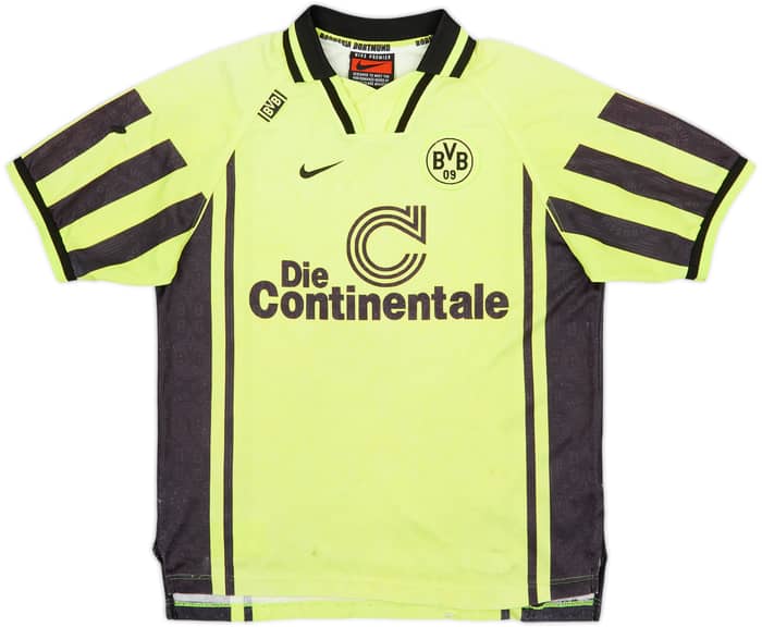 1996-97 Borussia Dortmund Home Shirt - 4/10 - (XL.Boys)